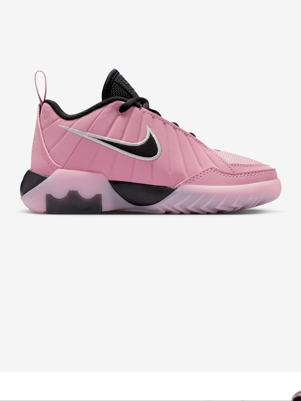 Nike Lebron Witness IX Boys Preschool Size 3Y Pink Black Basketball Sneakers